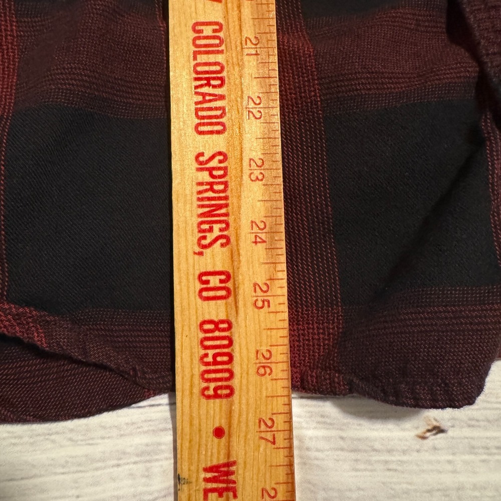Levi Shirt Button Down Standard Fit Pockets‎ Red Men's Size Large - Picture 11 of 12